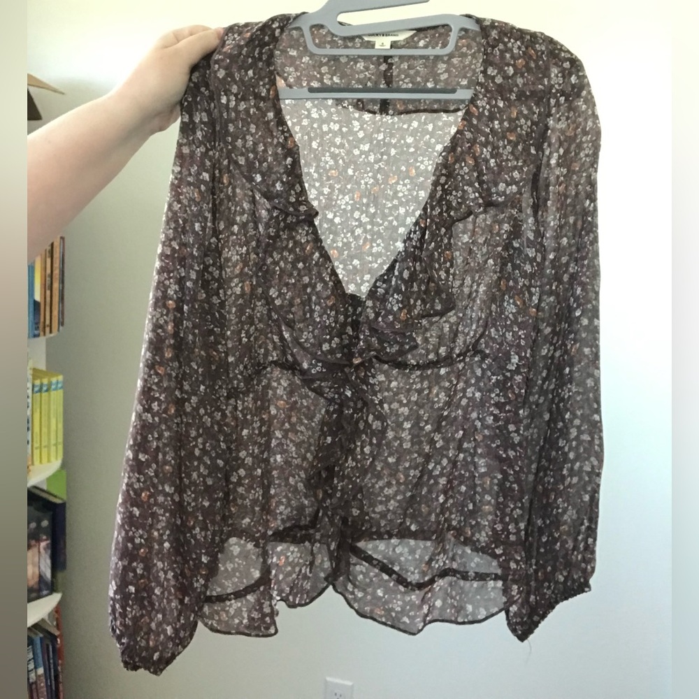 Long Sleeve Ruffle Top - Picture 5 of 5